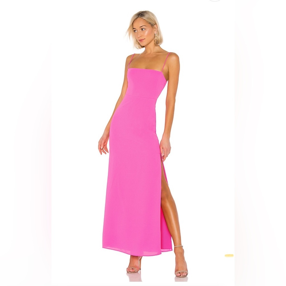 Addison pink Maxi dress by super down